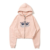 King Logo Front Zip Hoodie