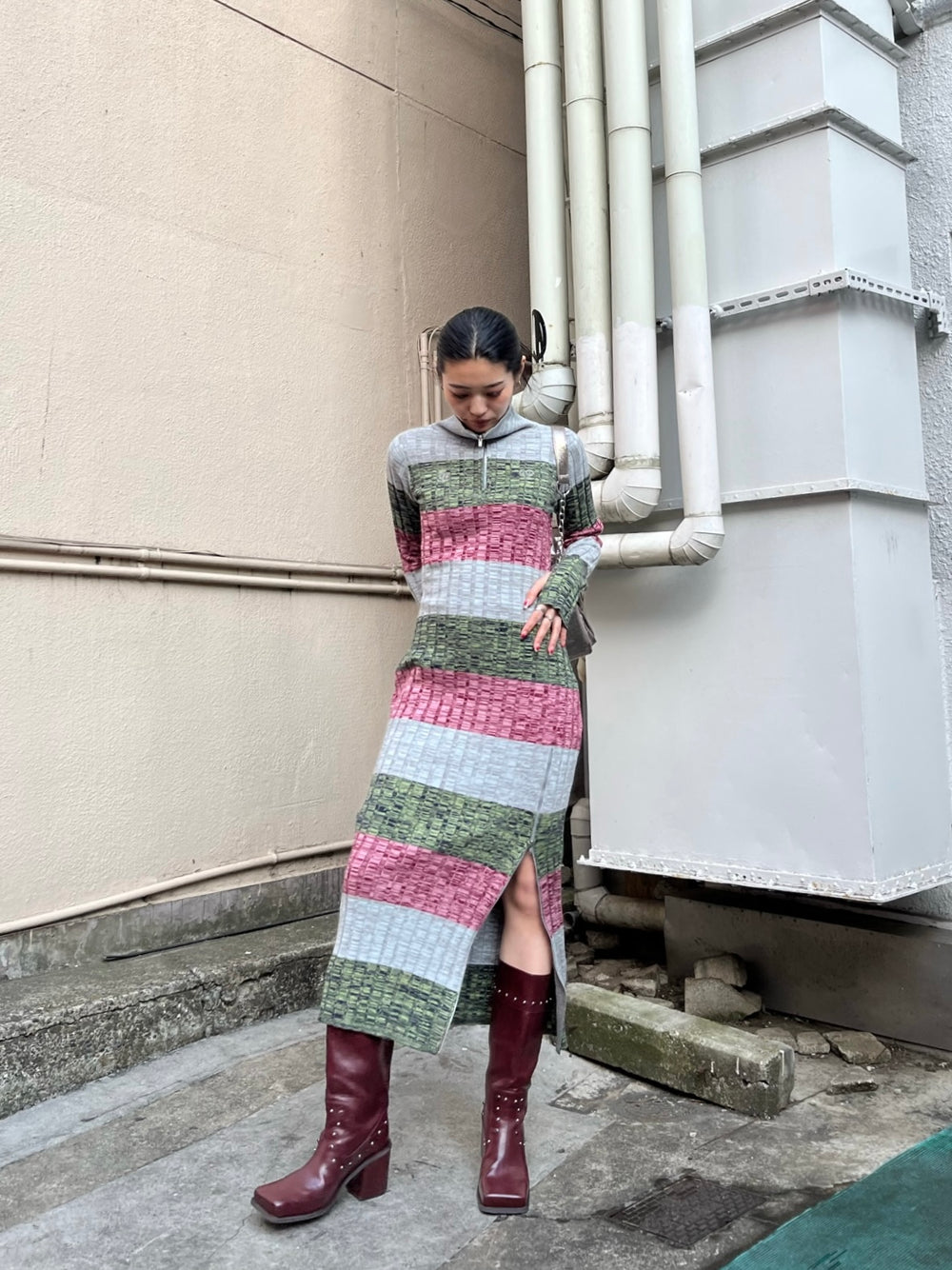 jouetie×HTH】ｽﾘｯﾄﾆｯﾄﾜﾝﾋﾟｰｽ – YZ