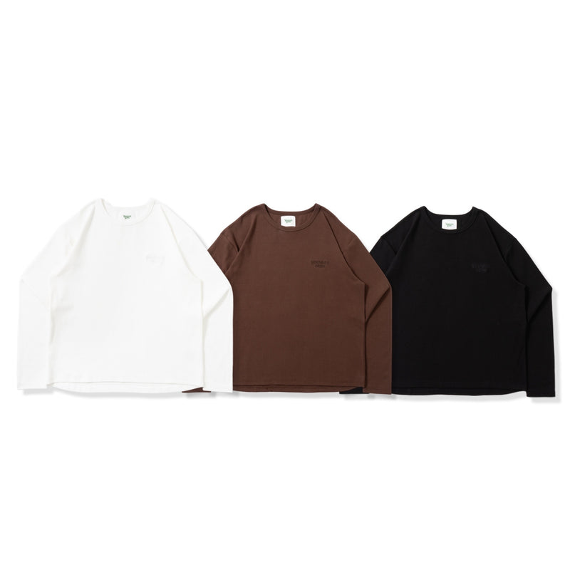 OE logo wide rib ls tee