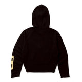 ハーフジップニットフーディー 