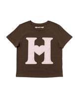 H HEART RHINESTONE TEE