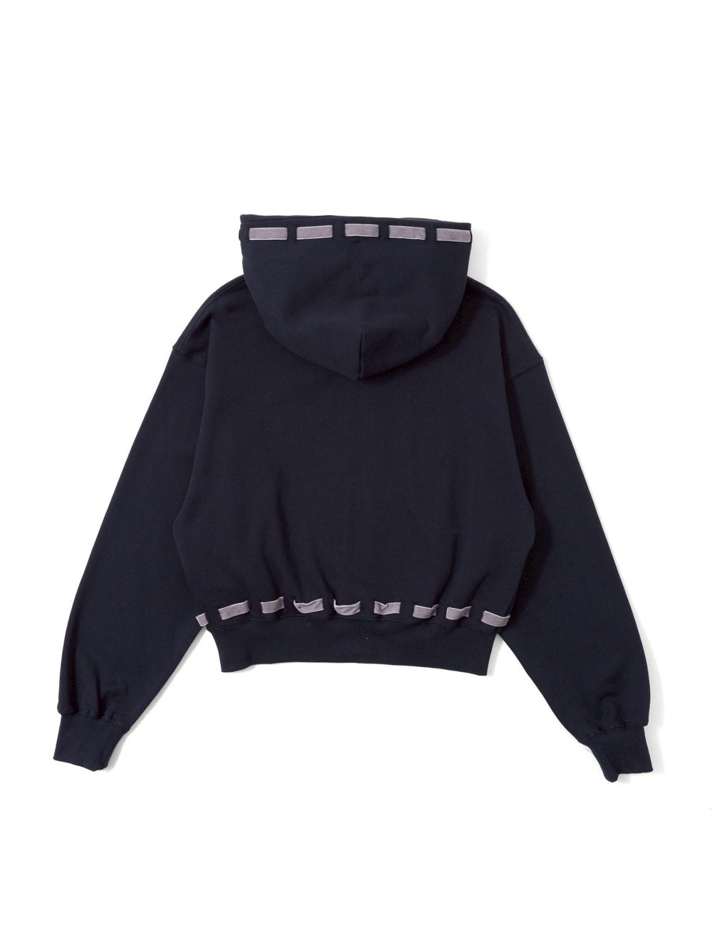 Ribbon zip hoodie – YZ
