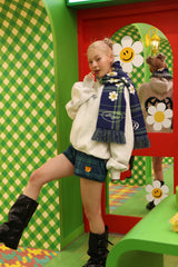 wiggle wiggle × HTH check pattern mini shorts