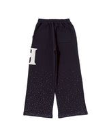 H HEART RHINESTONE SWEAT PANTS
