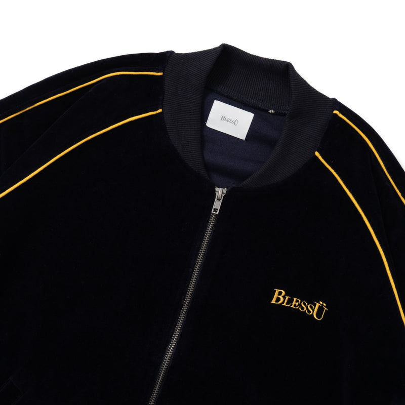 BU velour track jacket