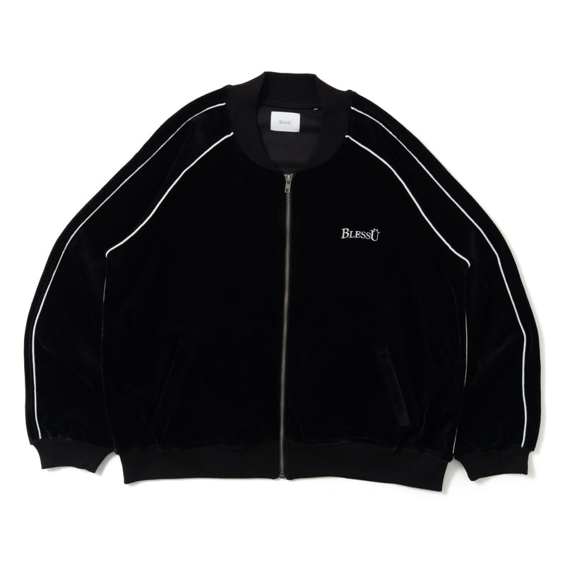 BU velour track jacket