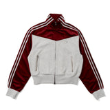 switching velours track jacket 