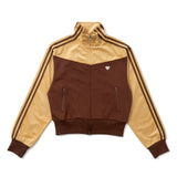 switching velours track jacket 