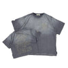 Edge embroidery  pigment Tee