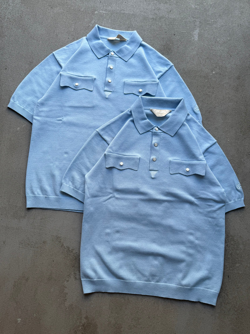 新品未使用 minuere tweed pearl button polo Pearl Western Knit Polo Shirt – YZ