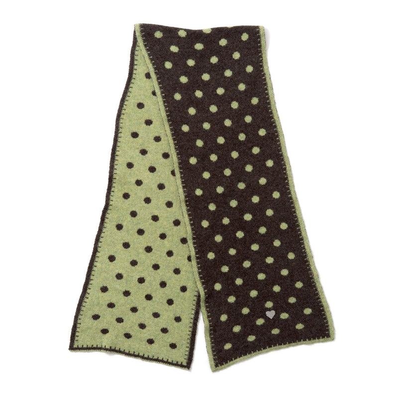 polka dot reversible muffler