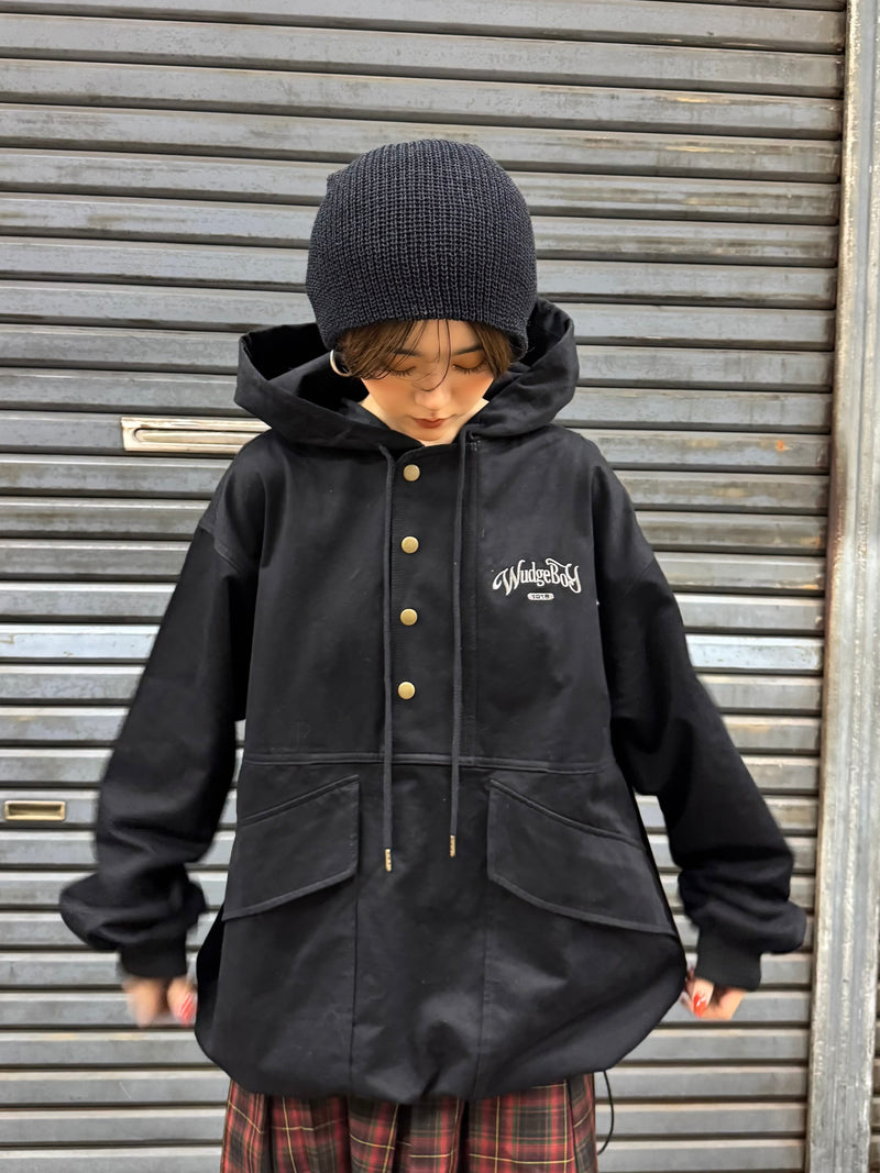 hooded blouson 