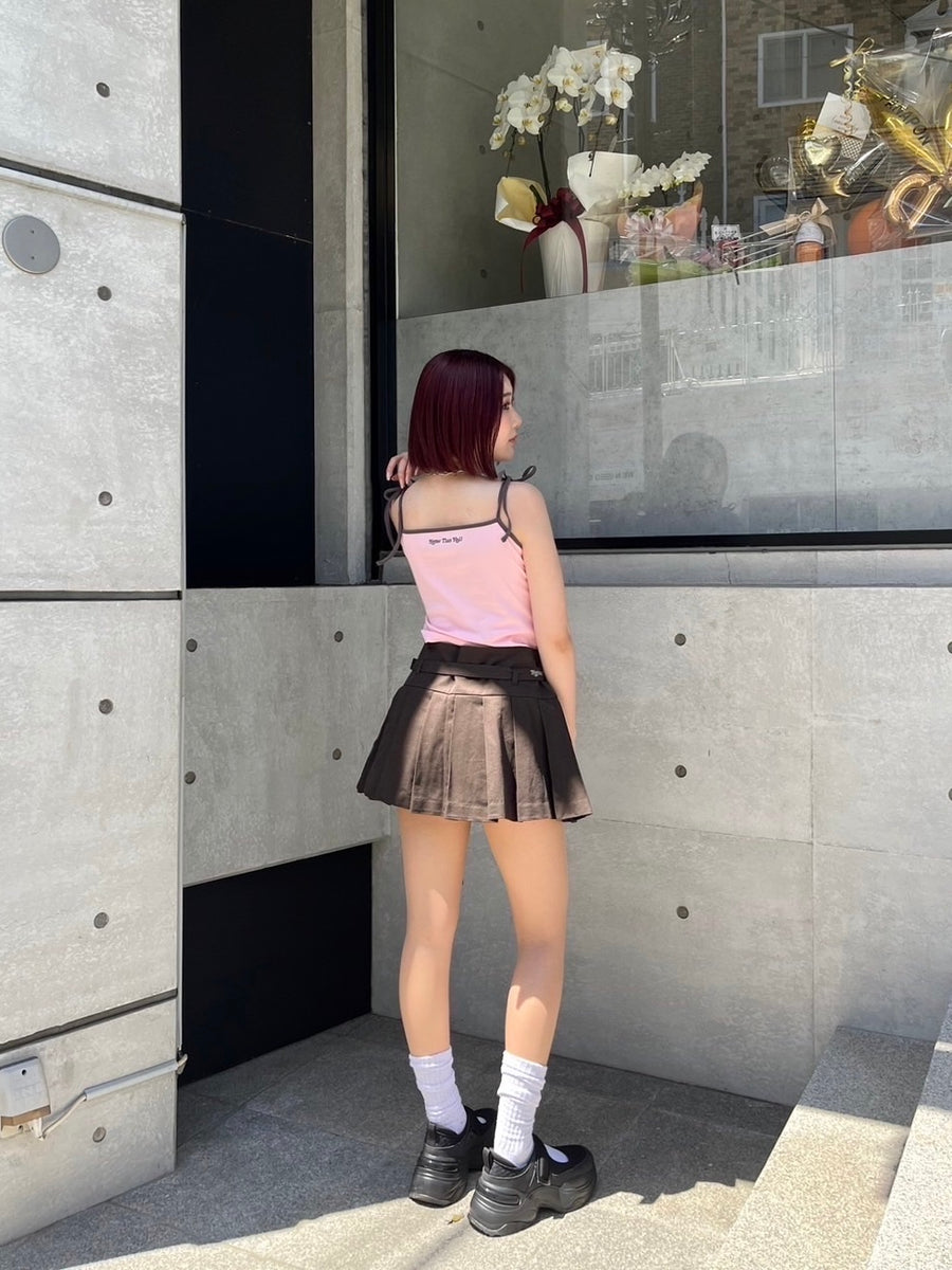 HTH ribbon camisole リボンキャミソール ピンク ribbon camisole – YZ