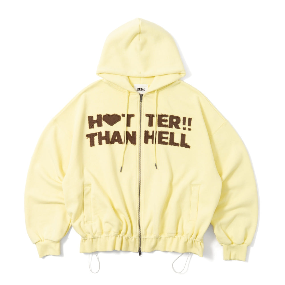 block logo zip hoodie – YZ