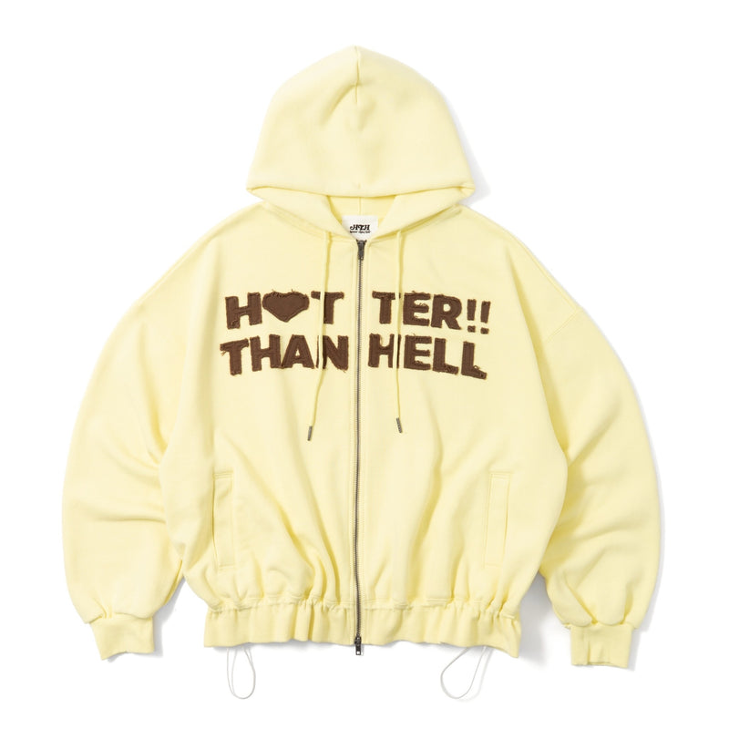 block logo zip hoodie – YZ