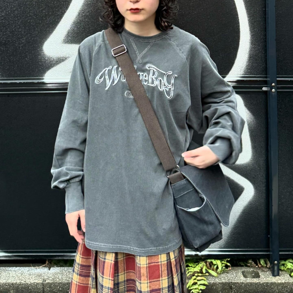 pigment raglan LS tee – YZ