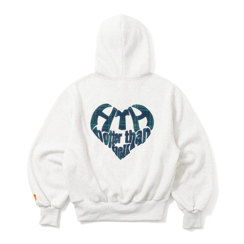 wiggle wiggle × HTH heart logo  hoodie
