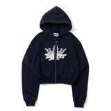 King Logo Front Zip Hoodie