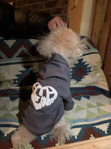 glitter heart logo hoodie (for pets)