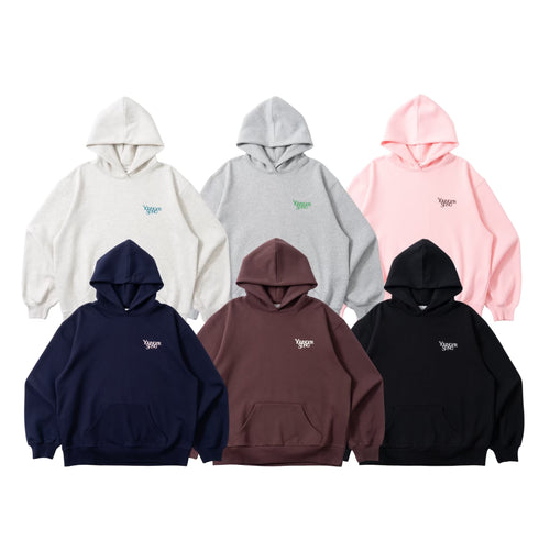 butterfly logo lame hoodie