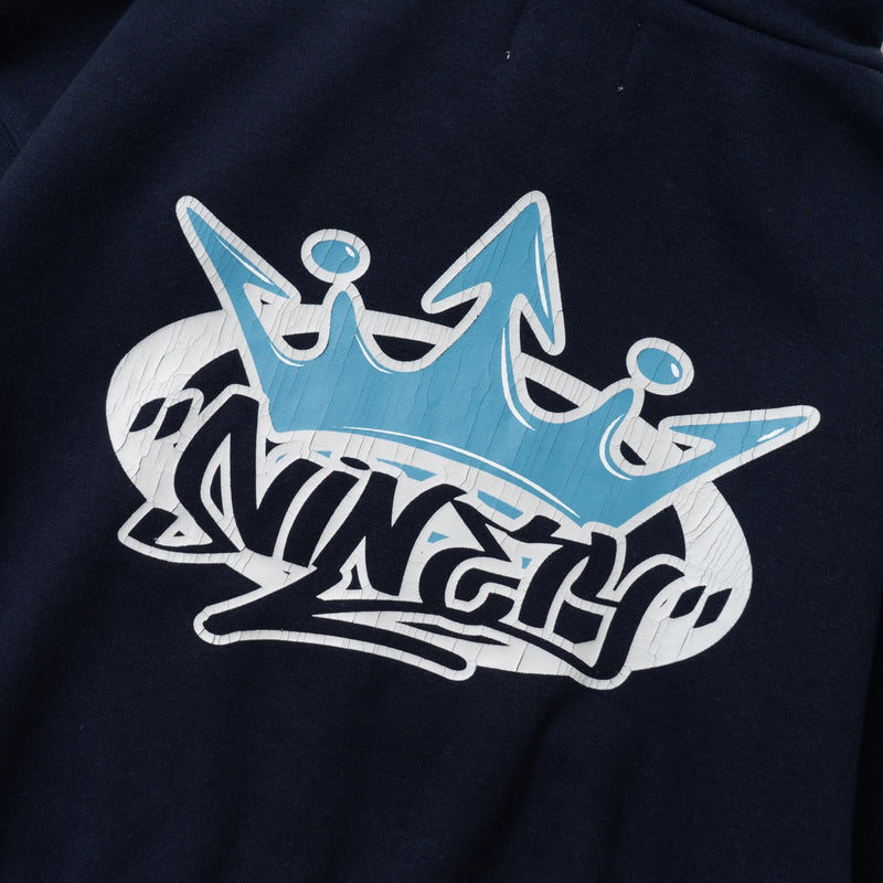 King Logo Front Zip Hoodie