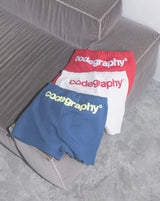 HTH x CodeGraphy Hip徽標短褲