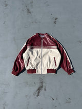 FAUX LEATHER Switching Blouson