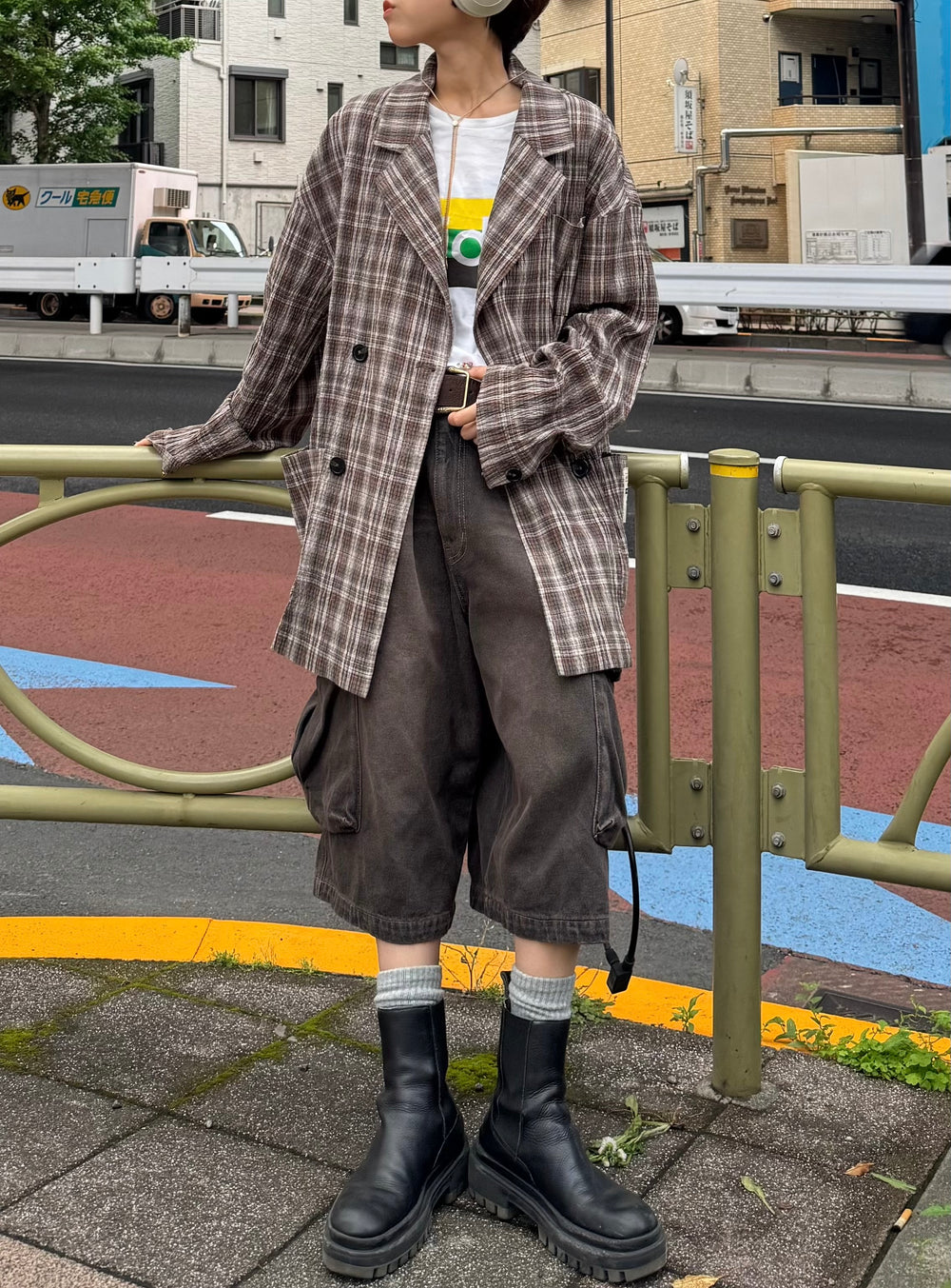 EIDOS チェック柄 テーラードジャケット EIDOS チェック柄 テーラードジャケット eidos ガンクラブチェック柄