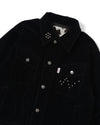 Classic studs suede jacket