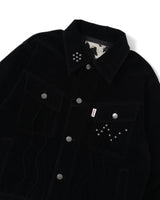 Classic studs suede jacket