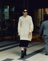 【HIROKI TUZUKI】big cotton knit