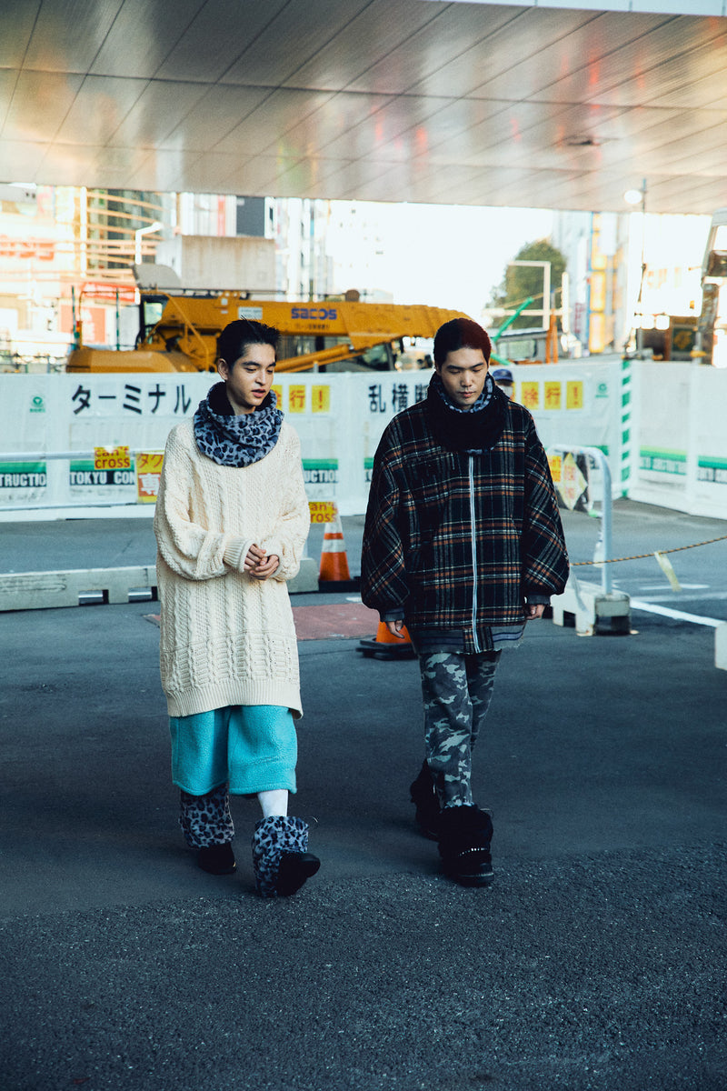 【HIROKI TUZUKI】leg warmers×neck warmer