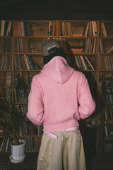 ballsy knit double zip hoodie