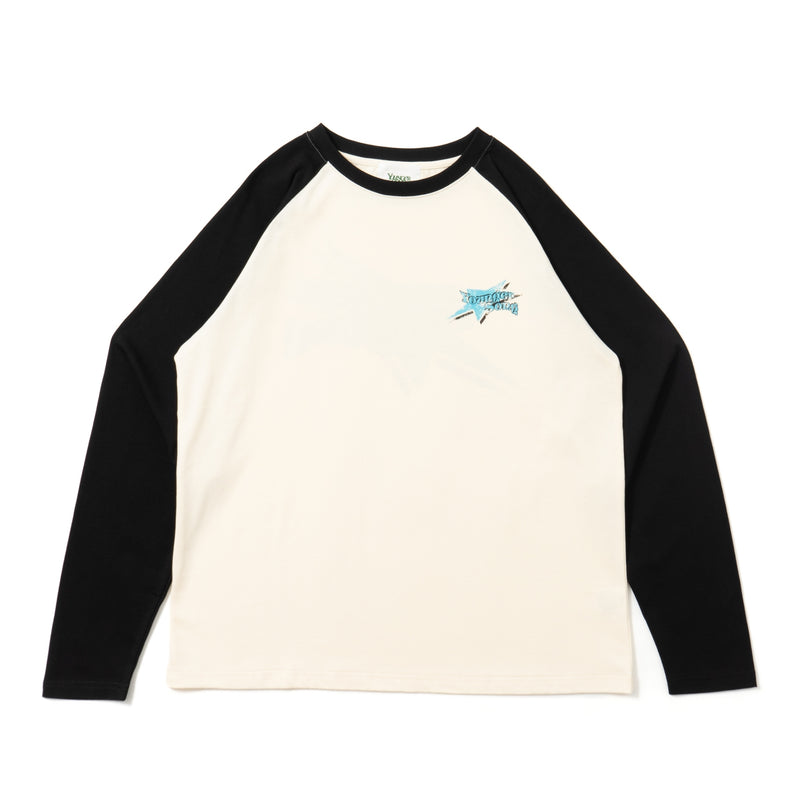 star logo raglan ls tee