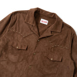 Suede Western studs shirt