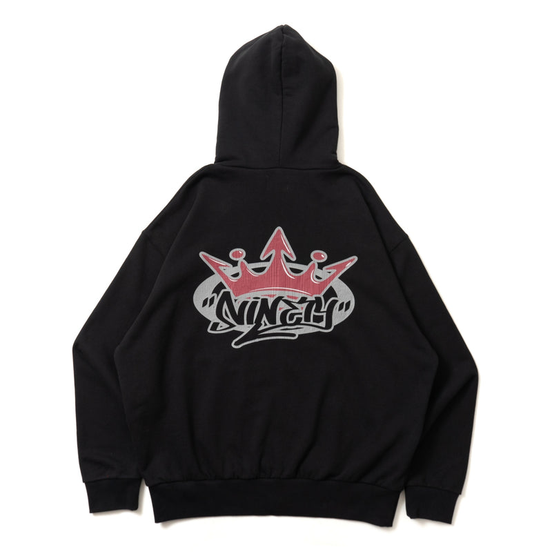 King Logo Front Zip Hoodie