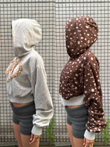 H HEART REVERSIBLE ZIP HOODIE 