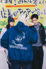 youngersong × centimeter  denim hoodie jacket