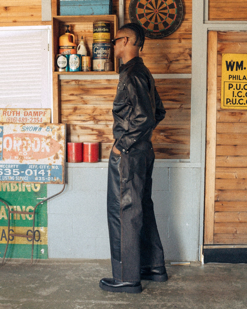 Denim Jacket Type Leather Jacket