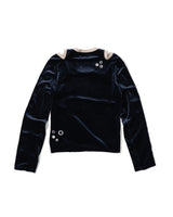 VARSITY VELOUR TOP