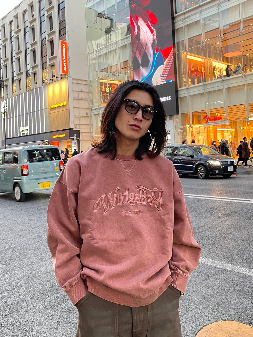 Wudge boy logo pigment warm sweat – YZ