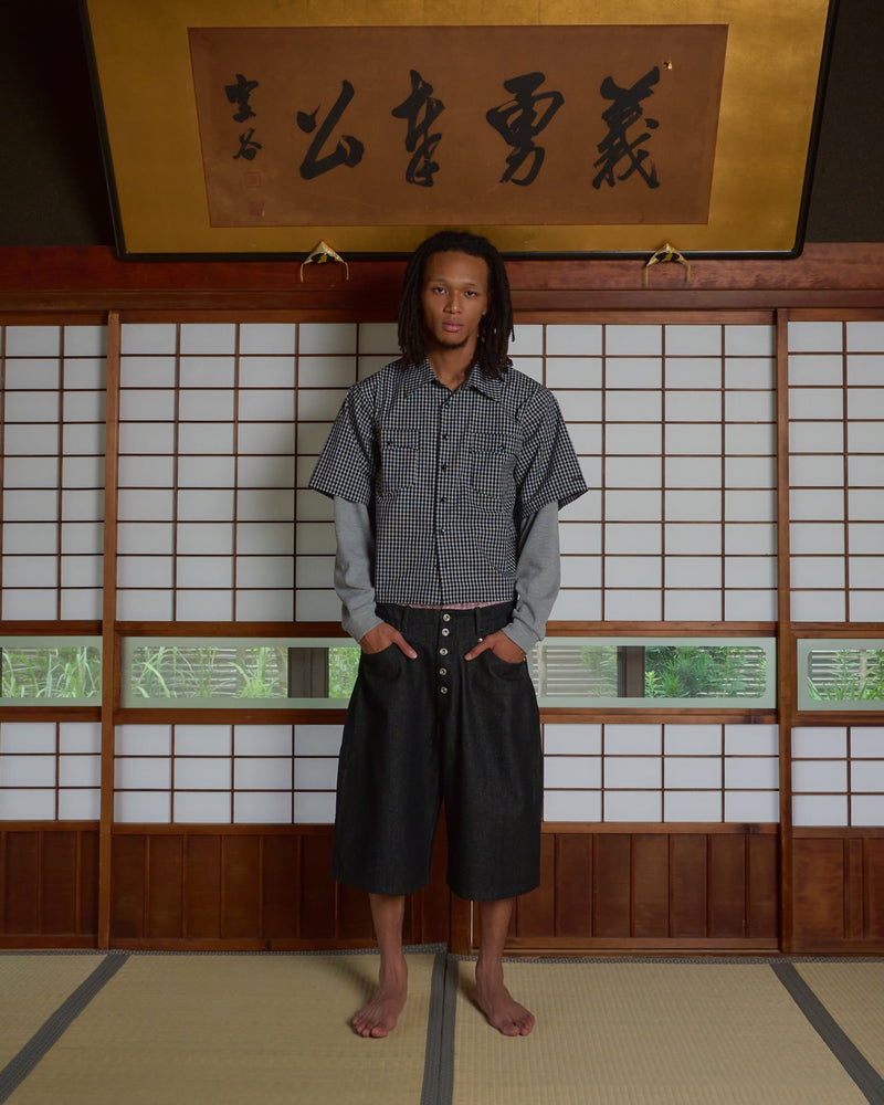 waffle docking check Western shirt