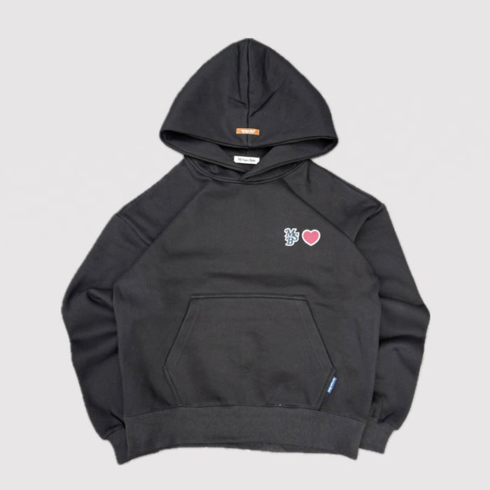 heart patch logo hoodie – YZ