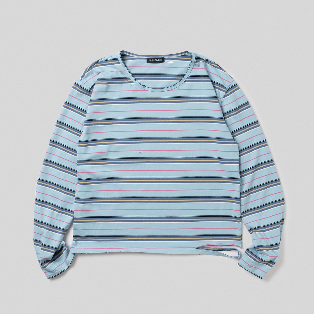 MULTI BORDER L/S TEE – YZ
