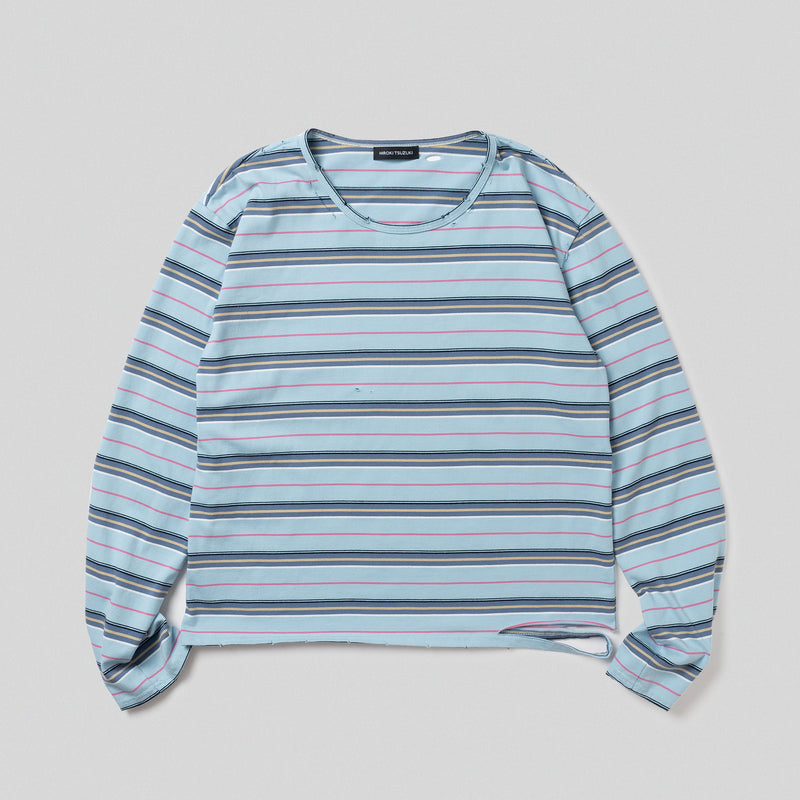MULTI BORDER L/S TEE – YZ