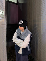 shaggy heart logo beanie