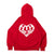 heart logo hoodie