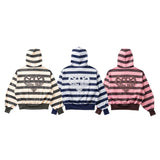 border heart logo hoodie