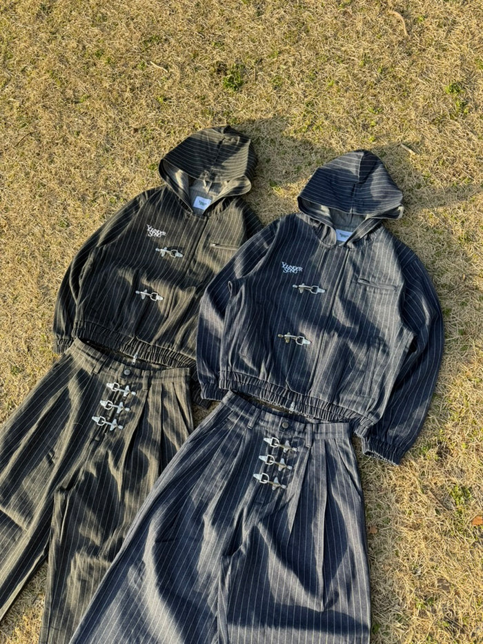 Fireman stripe denim jacket – YZ
