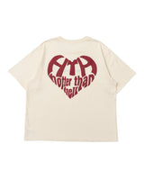 GLITTER HEART LOGO TEE